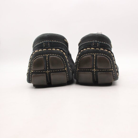 G.H. Bass & Co Driving Loafers Wheldon Bit Men's 12 M Dark Navy Leather Moccasin - Picture 5 of 9